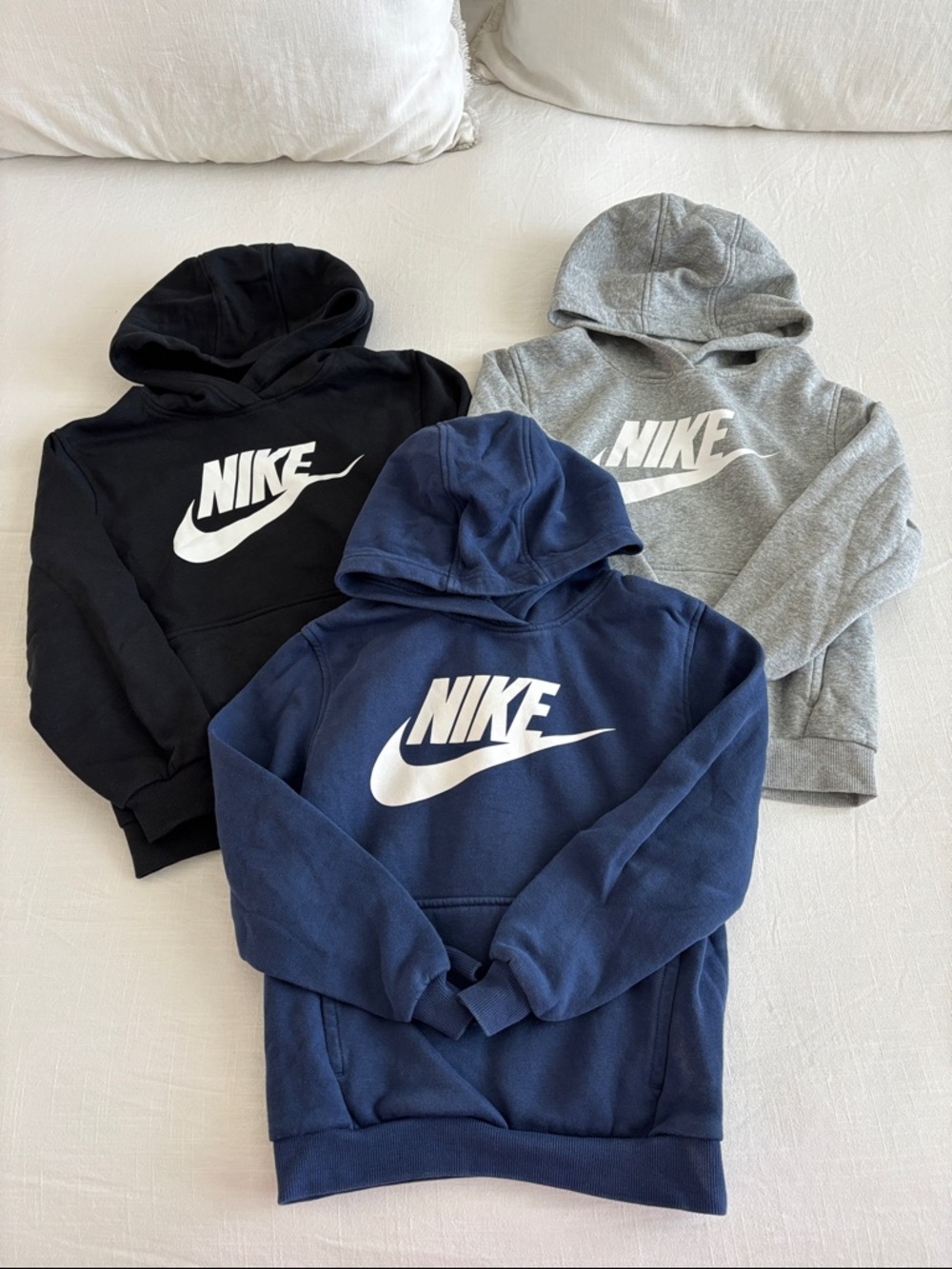 Nike Pullover Hoodies - Navy, Black & Gray